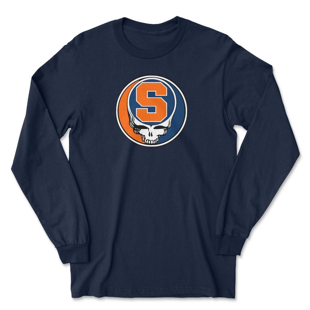 Syracuse Orange Grateful Dead parody mash-up Shakedown Style long sleeve T-shirt